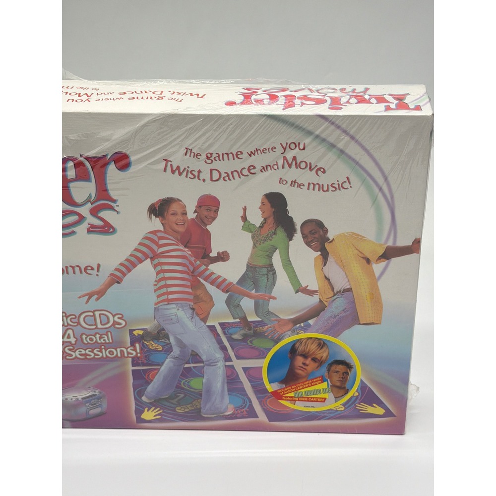 Milton Bradley Twister Moves Board Game 2003 New Sealed Aaron Nick Carter 40908 - Picture 3 of 7